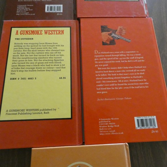 5 Vintage Western Hardback Books Various Authors - Picture 7 of 8